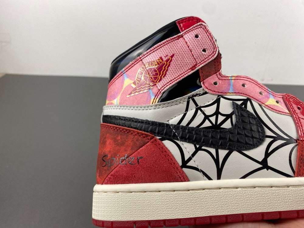 High Top Sneakers, Red Beige Black Colorway, Lace Up Design, Casual Gift for Sneaker Fans