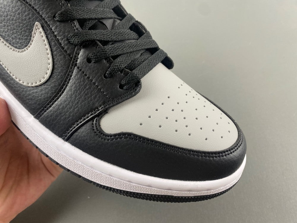 Low Top Sneakers, Black Gray Colorway, Lace Up Design, Casual Gift for Sneaker Fans