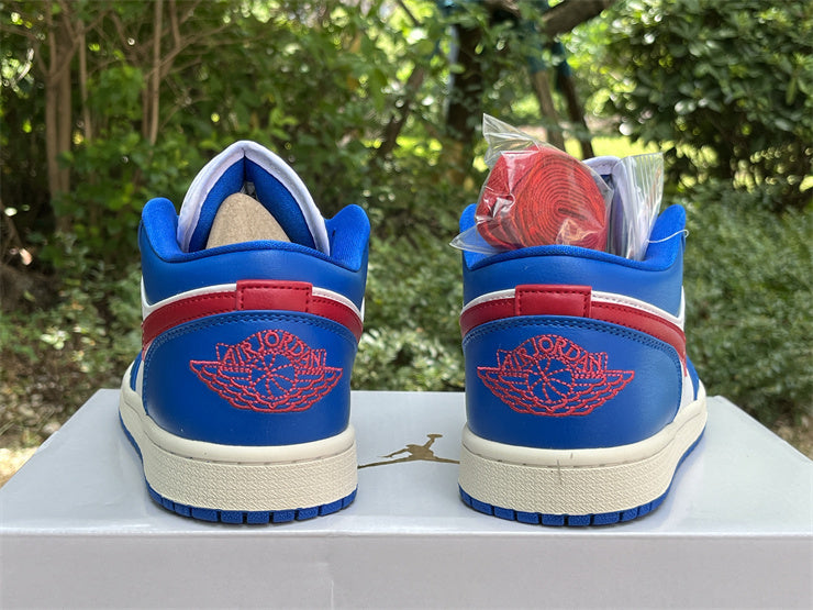 Low Top Sneakers, Blue Colorway, Lace Up Design, Casual Gift for Sneaker Fans
