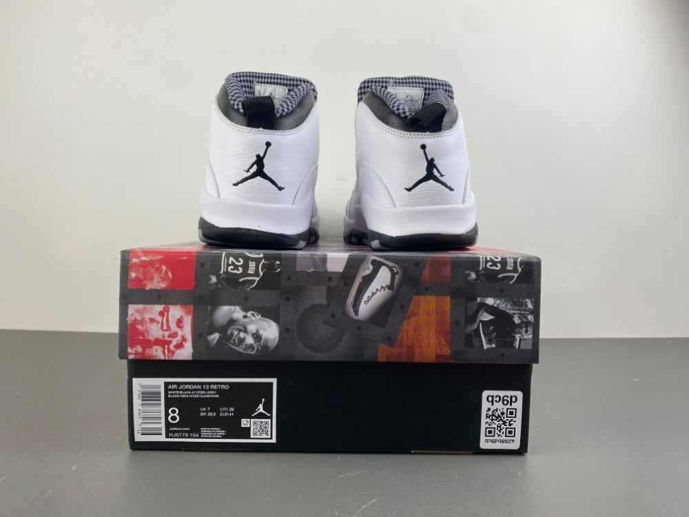 High Top Sneakers, White Black Gray Colorway, Leather Footwear, Lace Up Design, Casual Gift for Sneaker Fans
