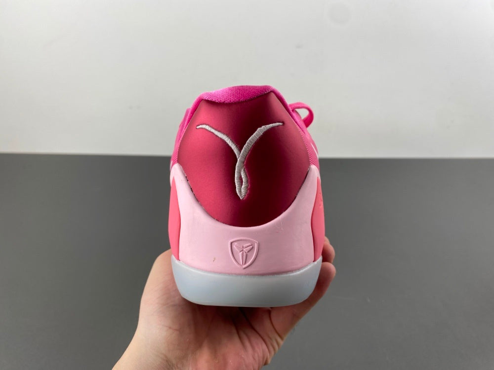 Low Top Sneakers, White Pink Colorway, Lace Up Design, Casual Gift for Sneaker Fans
