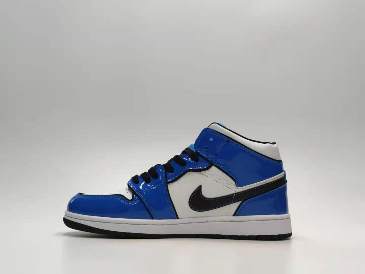 Sneakers, Blue White Colorway, Lace Up Design, Casual Gift for Sneaker Fans