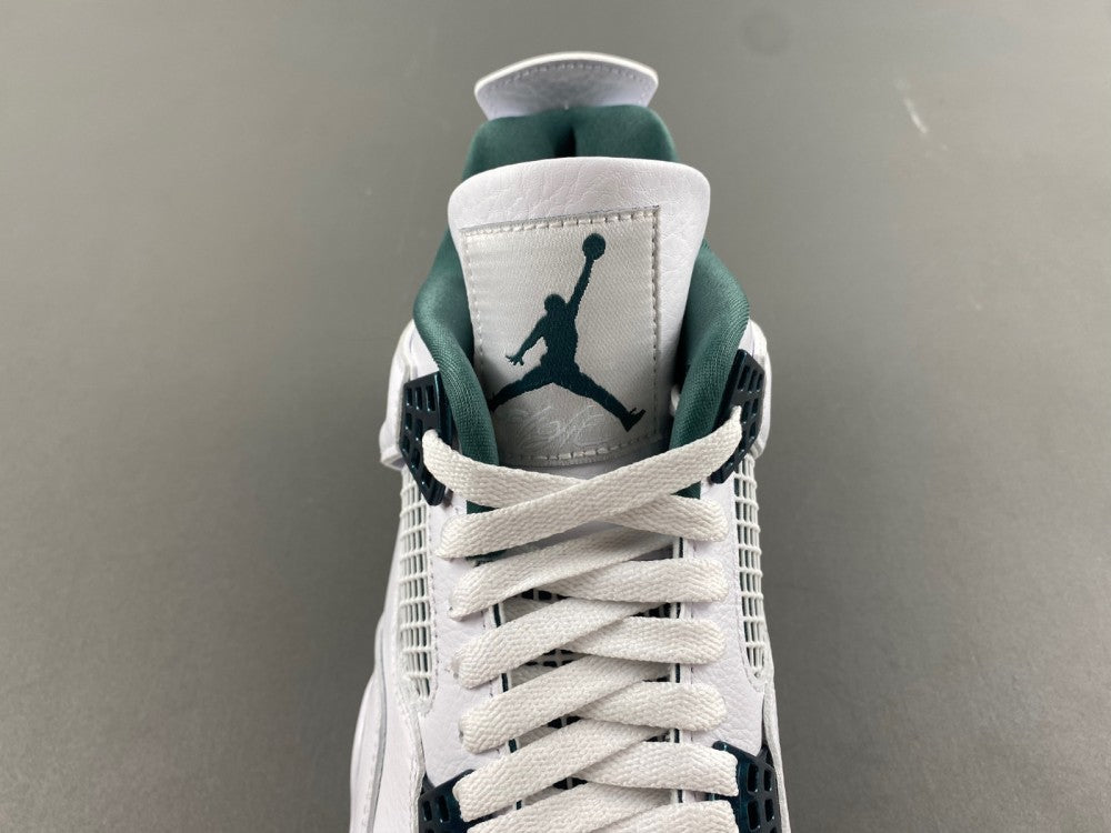 Low Top Sneakers, White Green Colorway, Lace Up Design, Casual Gift for Sneaker Fans
