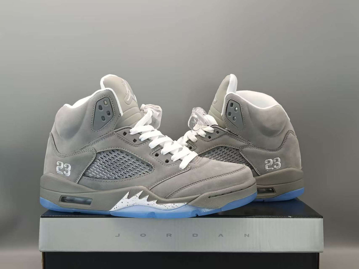 High Top Sneakers, Gray Colorway, Lace Up Design, Casual Gift for Sneaker Fans