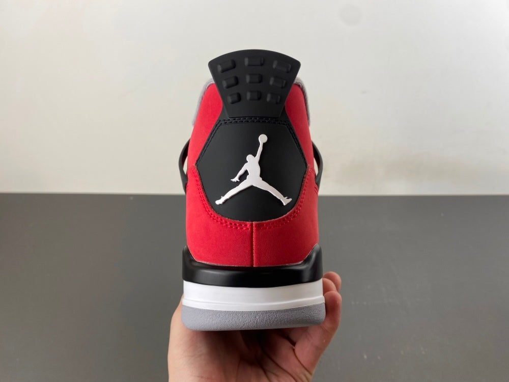 Mid Top Sneakers, Red Black Colorway, Lace Up Design, Casual Gift for Sneaker Fans