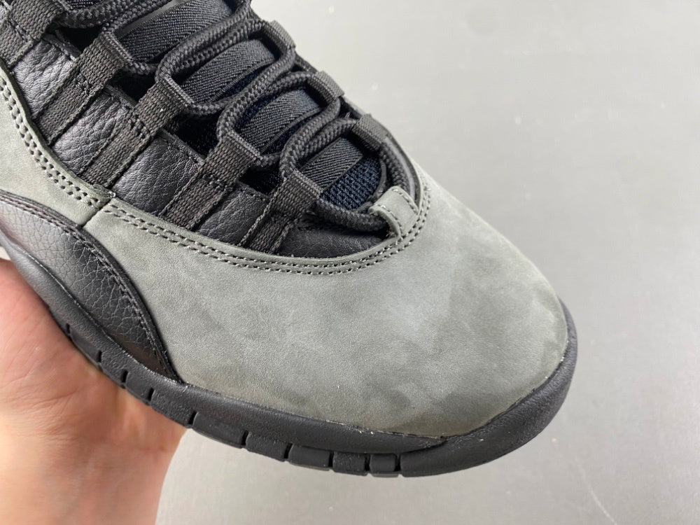 Retro Low Top Sneakers, Carbon Gray Black Colorway, Leather Footwear, Lace Up Design, Casual Gift for Sneaker Fans