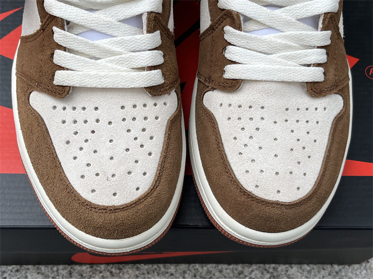 High Top Sneakers, White Brown Colorway, Lace Up Design, Casual Gift for Sneaker Fans