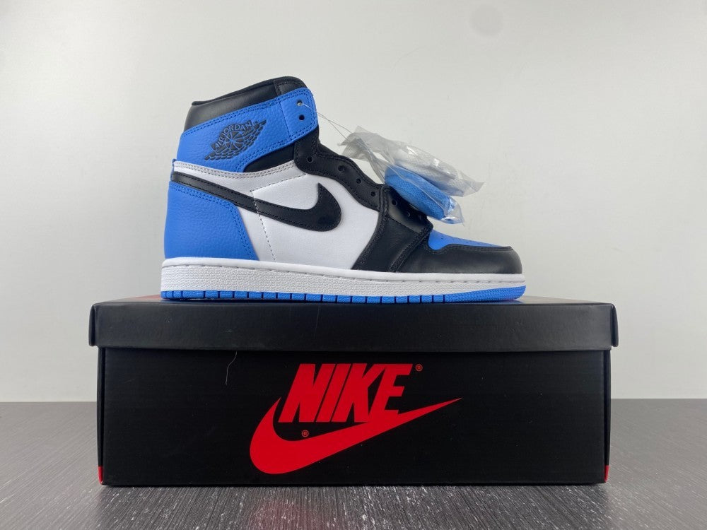 High Top Sneakers, Blue Black Colorway, Lace Up Design, Casual Gift for Sneaker Fans