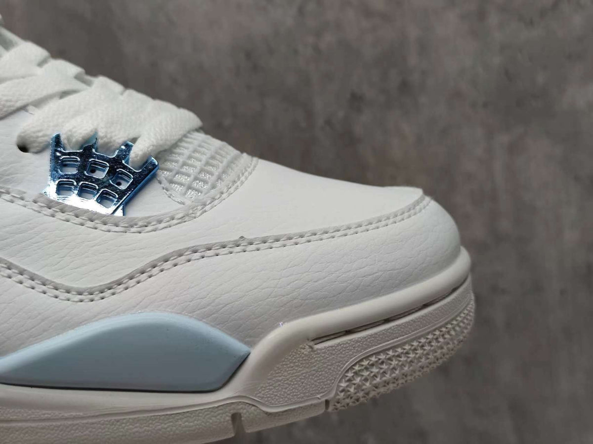 Mid Top Sneakers, Blue Colorway, Lace Up Design, Casual Gift for Sneaker Fans