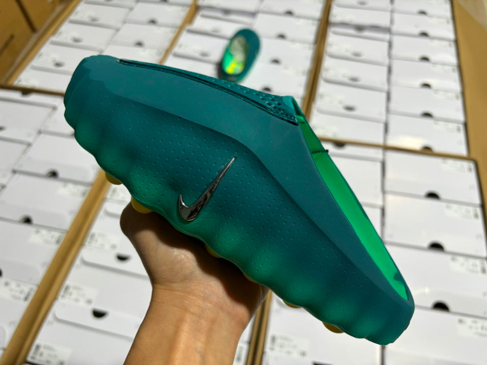 Slides, Green Red Colorway, Slip On Design, Casual Gift for Shoe Lovers