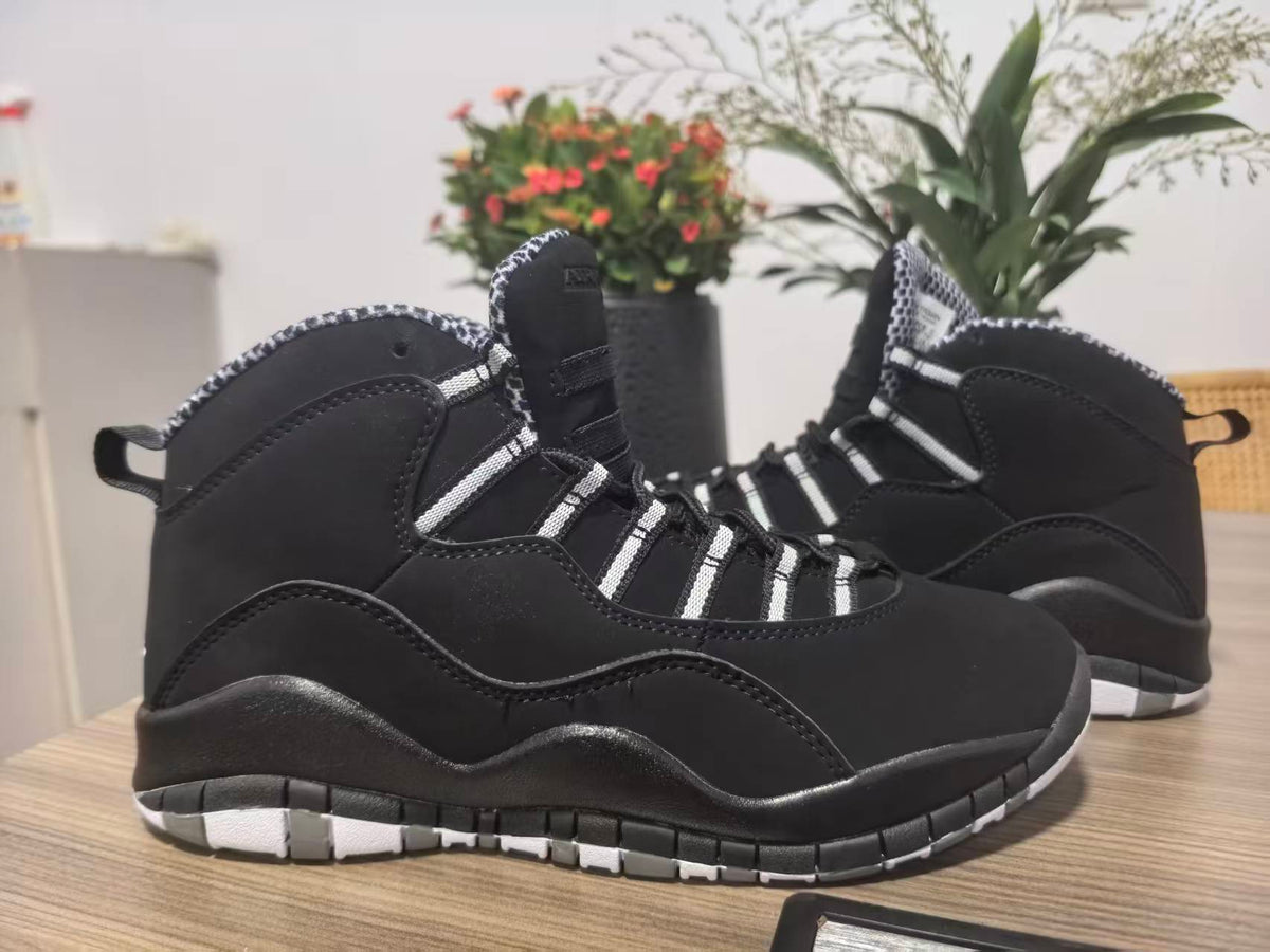 High Top Sneakers, Black Colorway, Lace Up Design, Casual Gift for Sneaker Fans