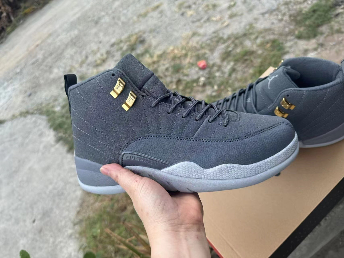 High Top Sneakers, Gray Colorway, Lace Up Design, Casual Gift for Sneaker Fans