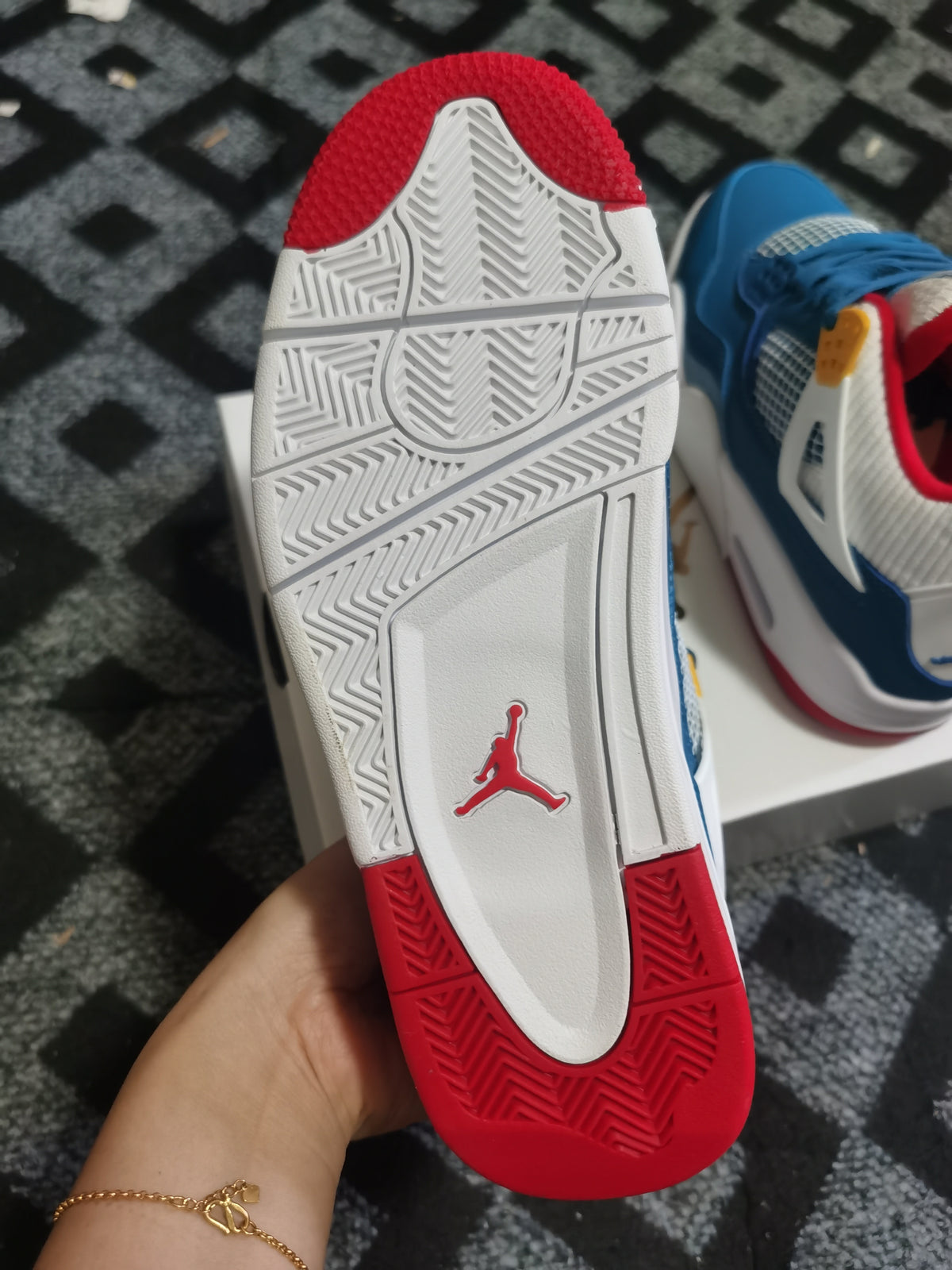 Basketball Shoes, Blue Colorway, Lace Up Design, Casual Gift for Shoe Lovers