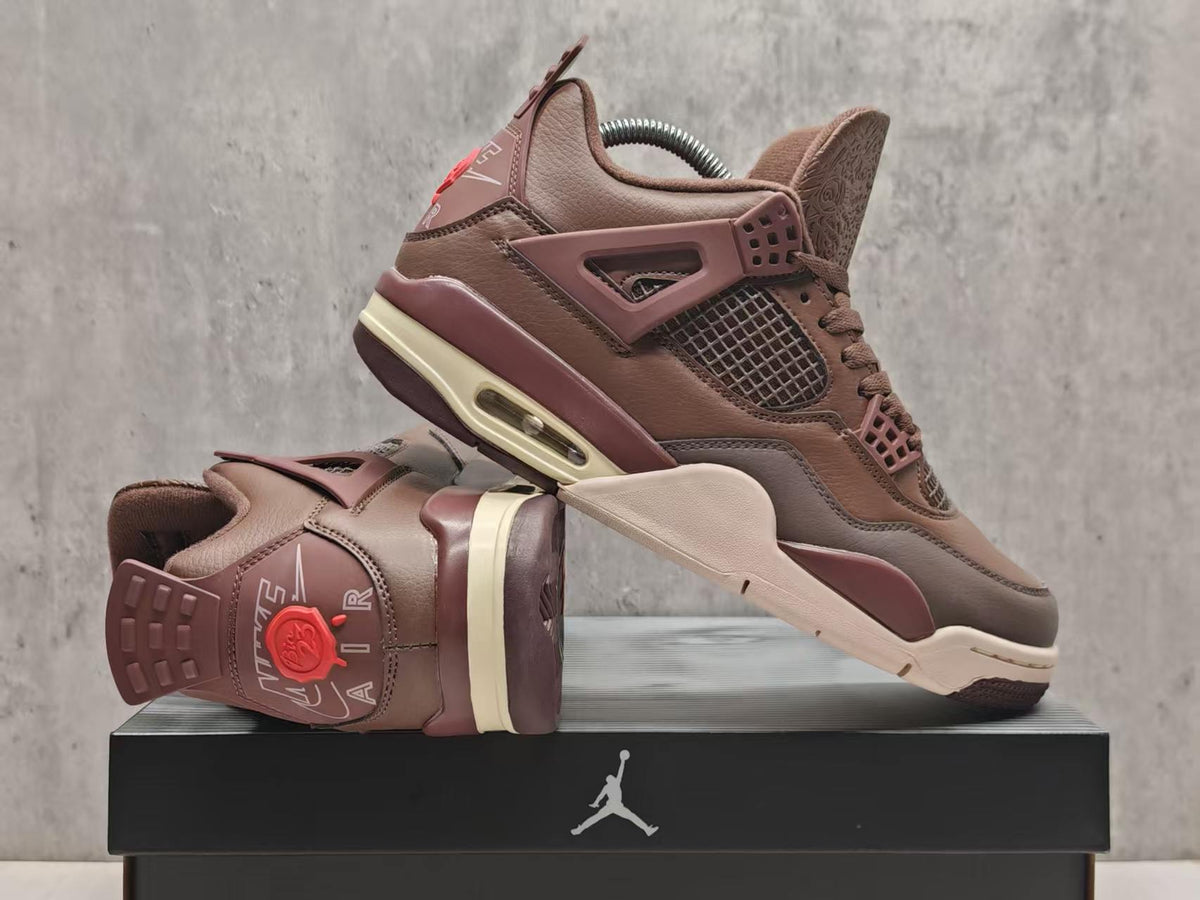 Mid Top Sneakers, Brown Colorway, Lace Up Design, Casual Gift for Sneaker Fans