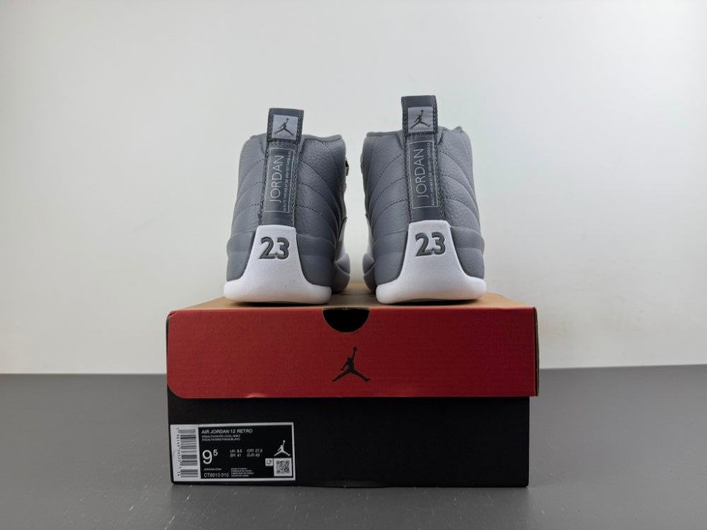 High Top Sneakers, White Gray Colorway, Lace Up Design, Casual Gift for Sneaker Fans
