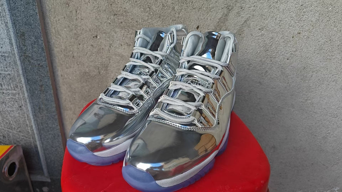 High Top Sneakers, Silver Red Colorway, Lace Up Design, Casual Gift for Sneaker Fans