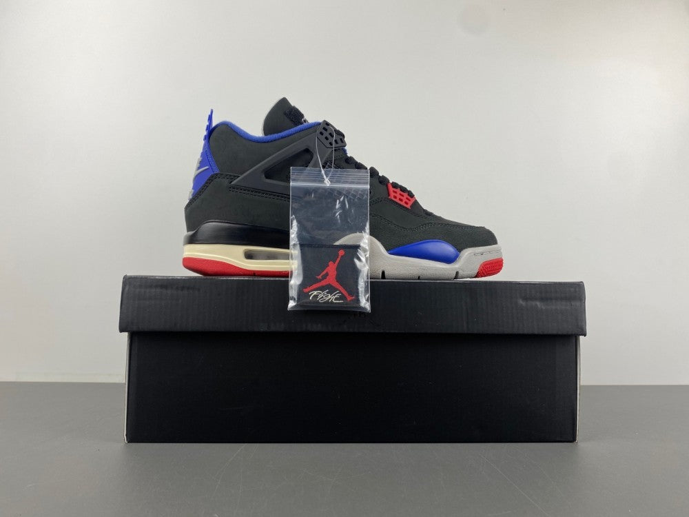 Low Top Sneakers, Blue Black Red Colorway, Lace Up Design, Casual Gift for Sneaker Fans