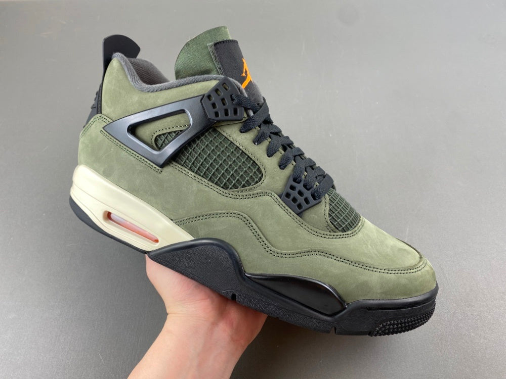 Low Top Sneakers, Army Green Black Colorway, Lace Up Design, Casual Gift for Sneaker Fans