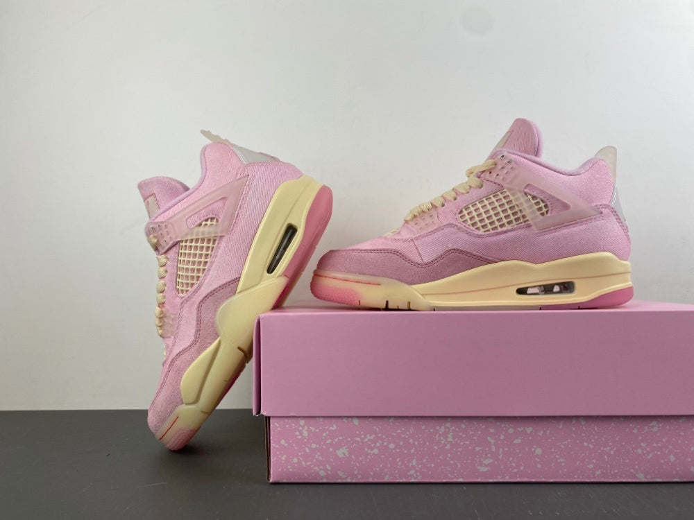 Retro Low Top Sneakers, Pink Colorway, Lace Up Design, Casual Gift for Sneaker Fans
