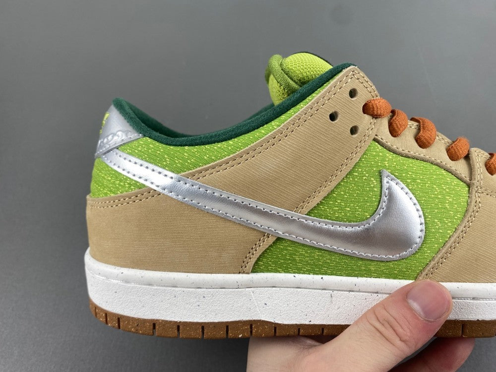Low Top Sneakers, Green Colorway, Lace Up Design, Casual Gift for Sneaker Fans