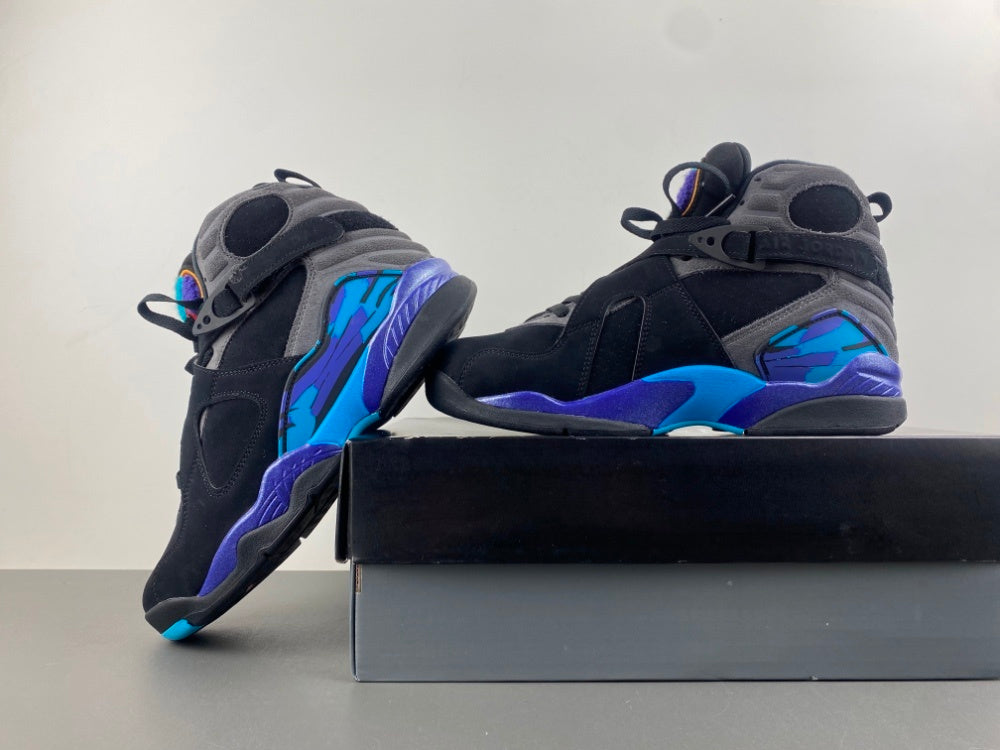 Mid Top Sneakers, Blue Black Purple Gray Colorway, Lace Up Design, Casual Gift for Sneaker Fans