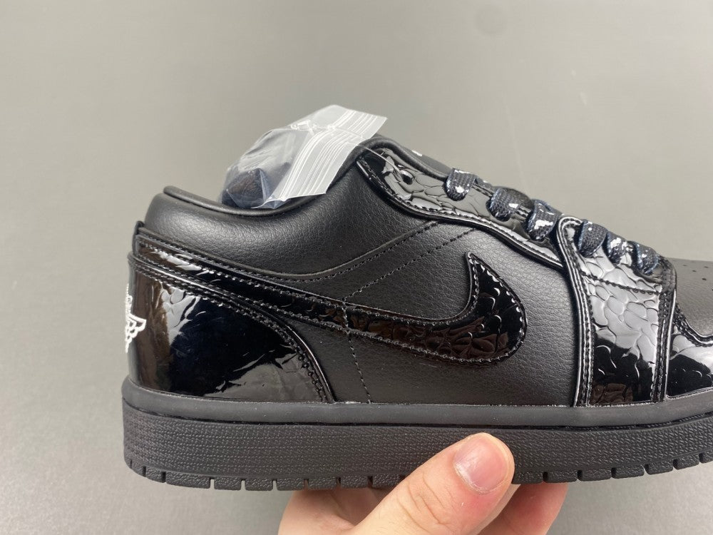 Low Top Sneakers, Black Colorway, Lace Up Design, Casual Gift for Sneaker Fans