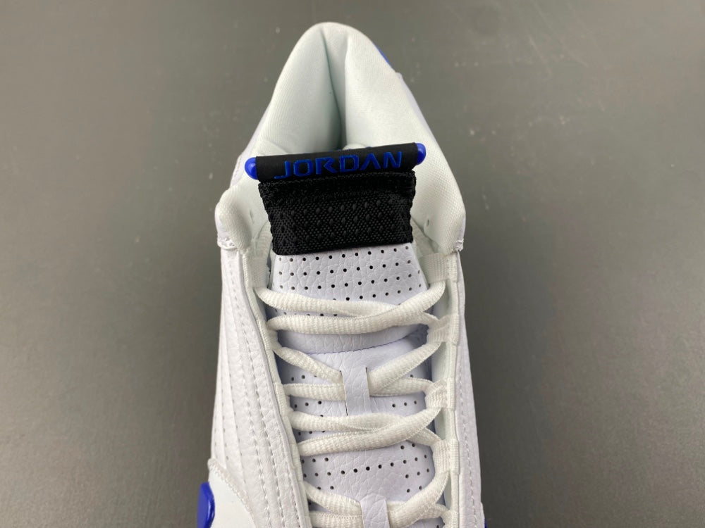 Retro Low Top Sneakers, Blue White Colorway, Lace Up Design, Casual Gift for Sneaker Fans