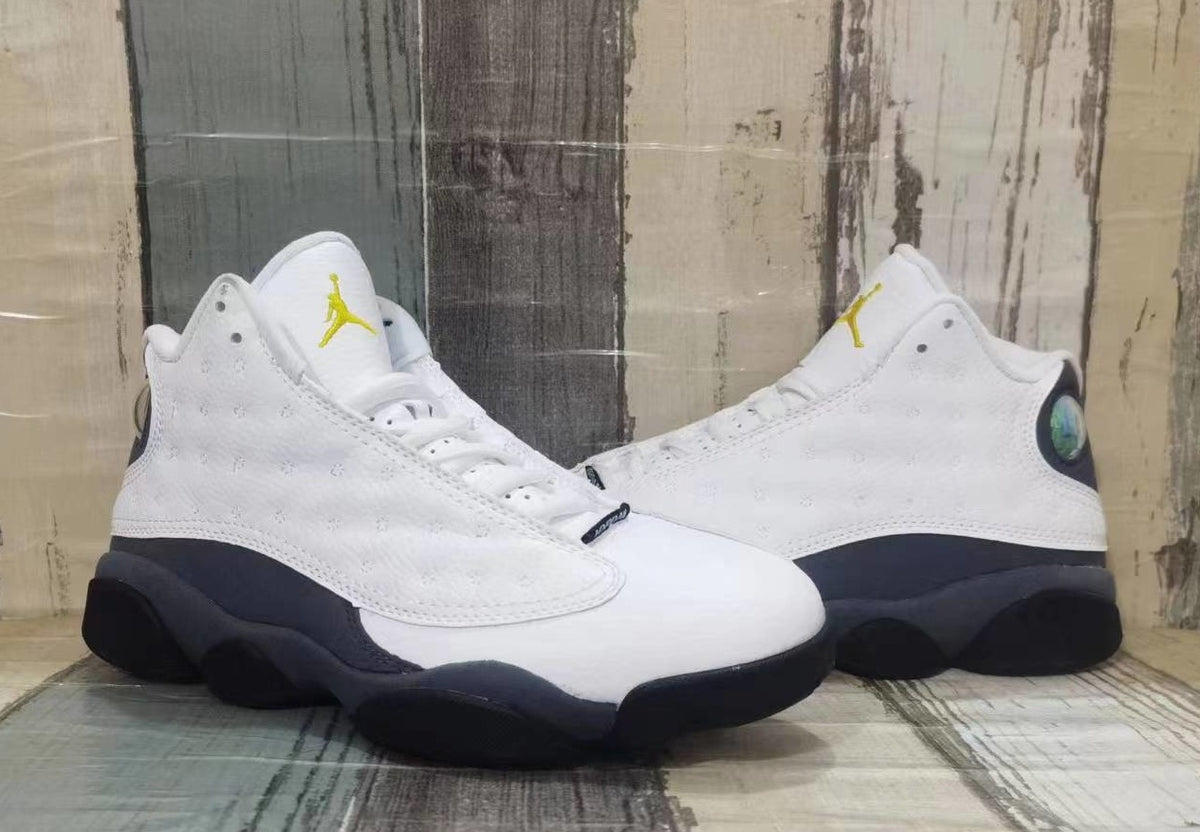 Sneakers, White Yellow Gray Colorway, Lace Up Design, Casual Gift for Sneaker Fans