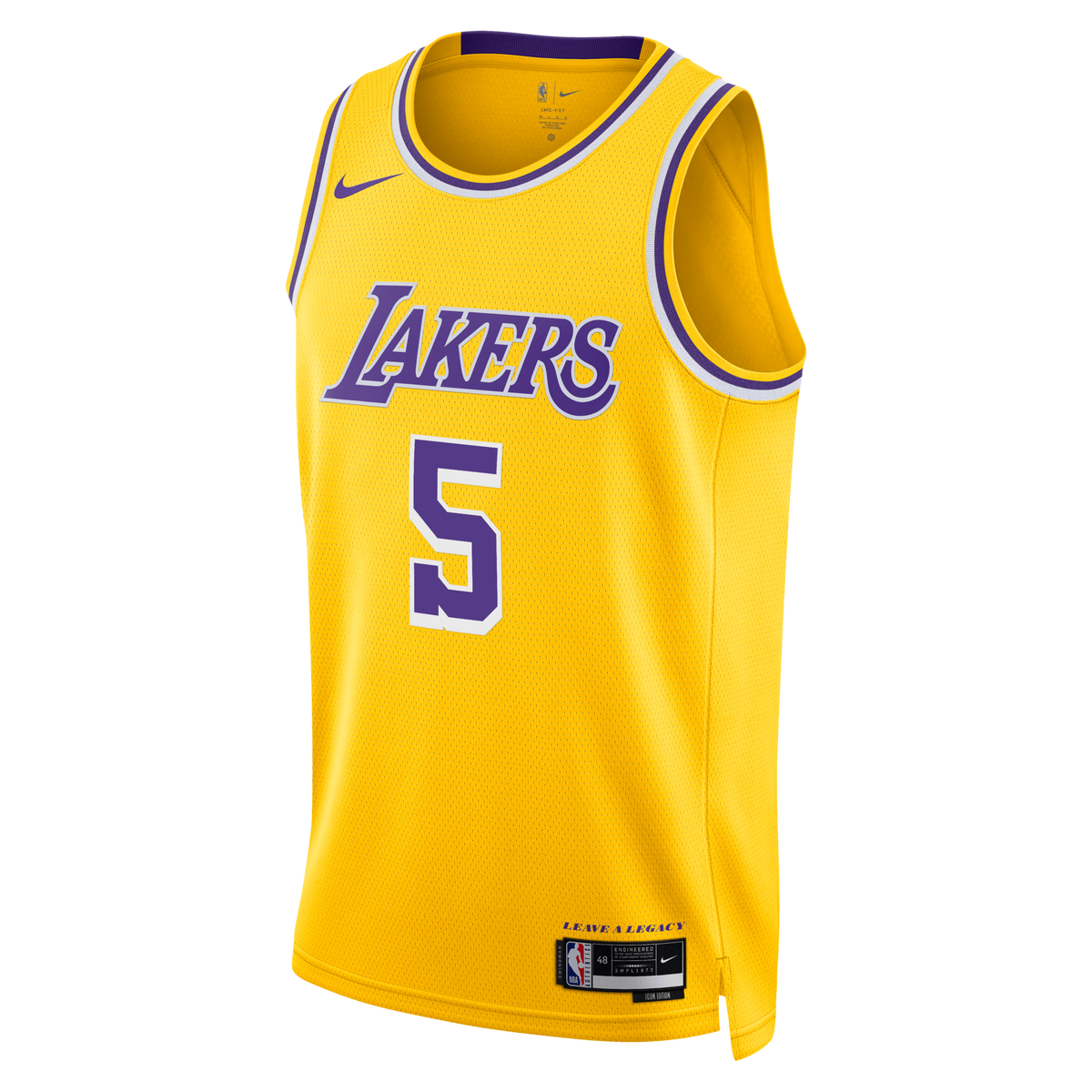 Los Angeles Lakers Icon Edition Swingman Jersey - Gold - Quentin Grimes