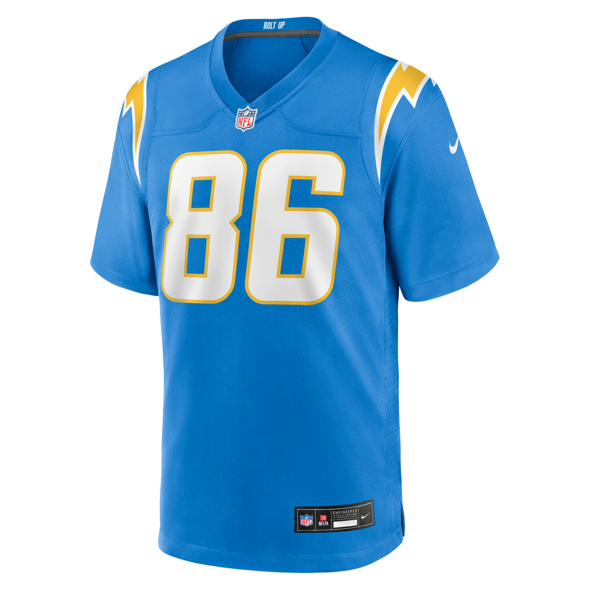Los Angeles Chargers Oronde Gadsden Powder Blue Team Game Jersey