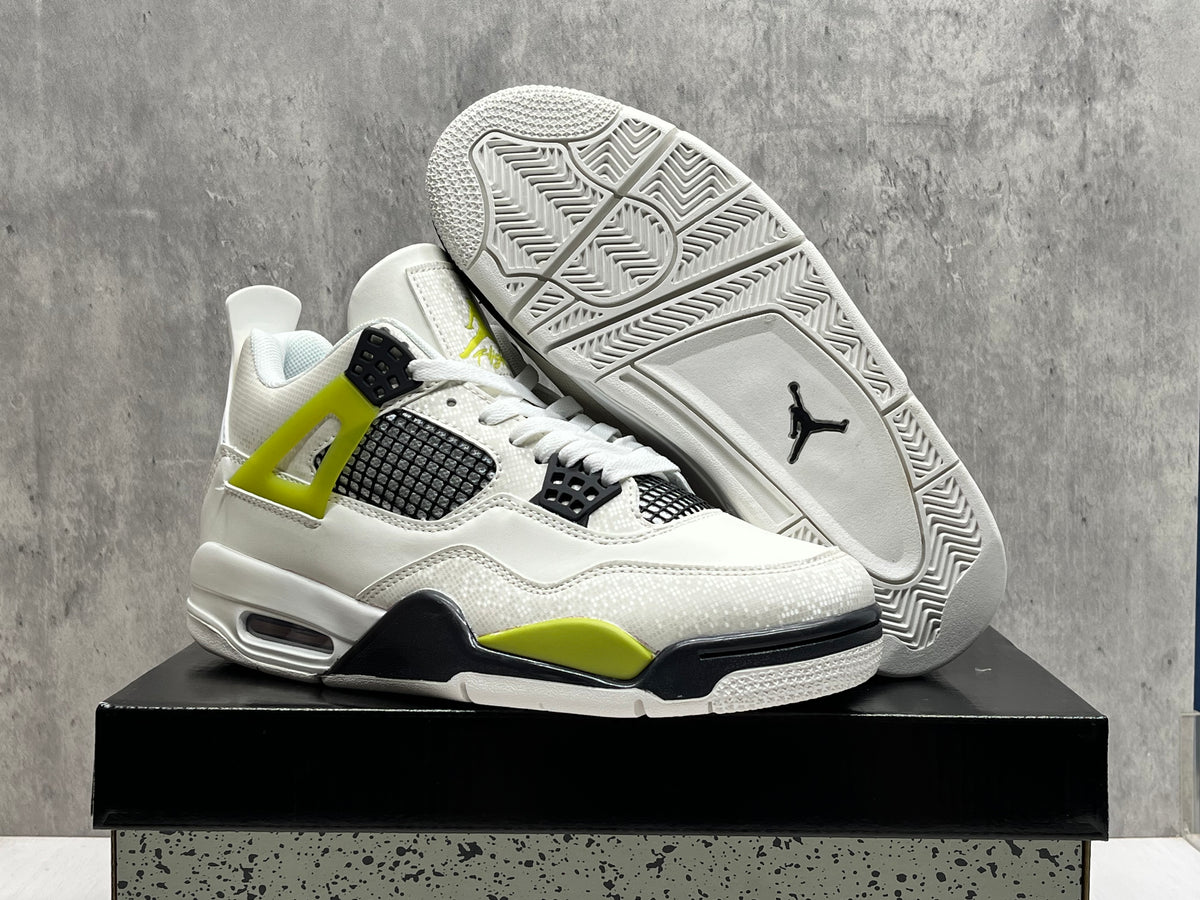 Mid Top Sneakers, Yellow Colorway, Lace Up Design, Casual Gift for Sneaker Fans