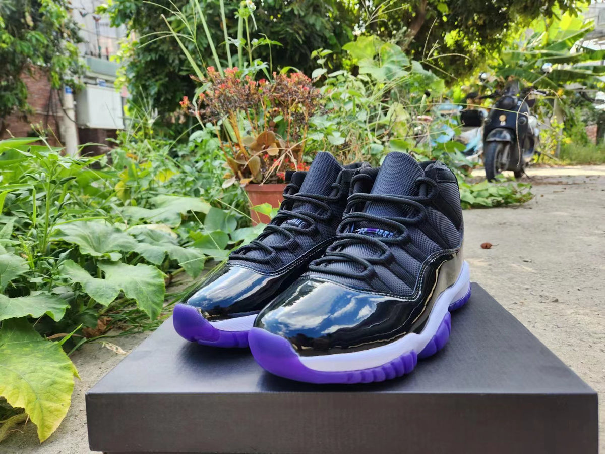 Sneakers, Black Purple Colorway, Lace Up Design, Casual Gift for Sneaker Fans