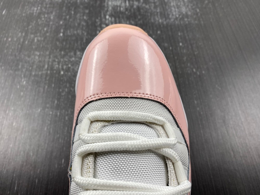 Low Top Sneakers, White Pink Colorway, Lace Up Design, Casual Gift for Sneaker Fans
