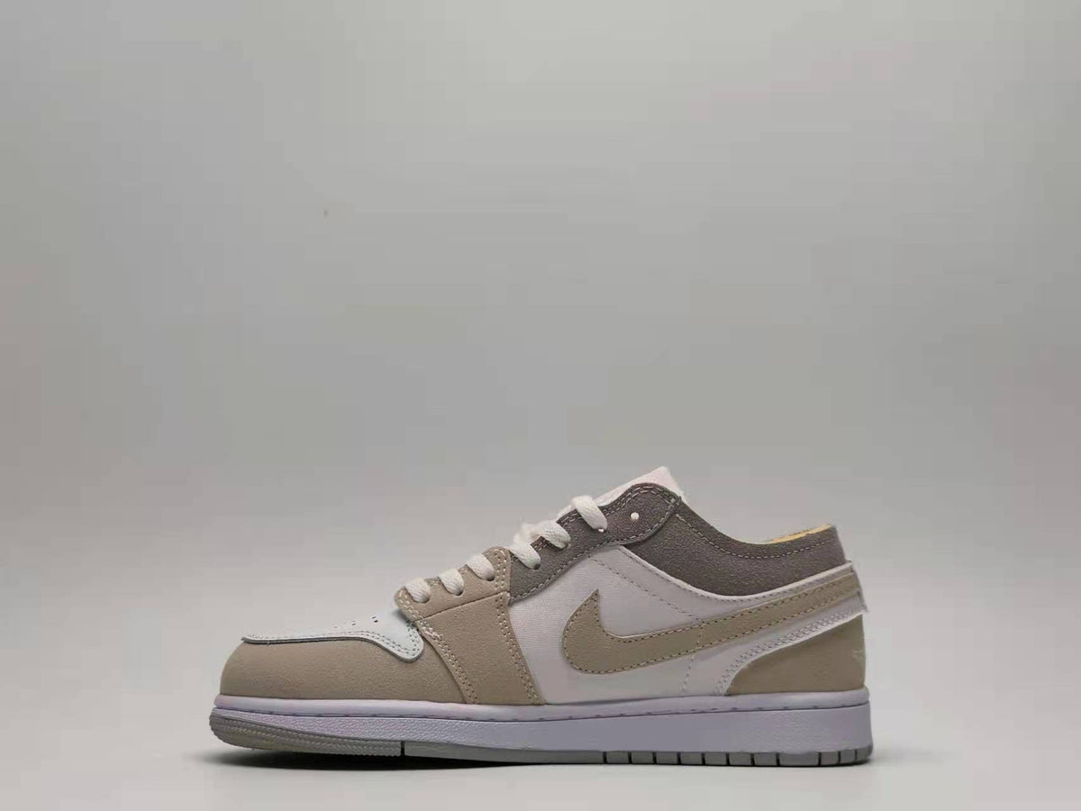 Low Top Sneakers, Light Gray Pink Colorway, Lace Up Design, Casual Gift for Sneaker Fans