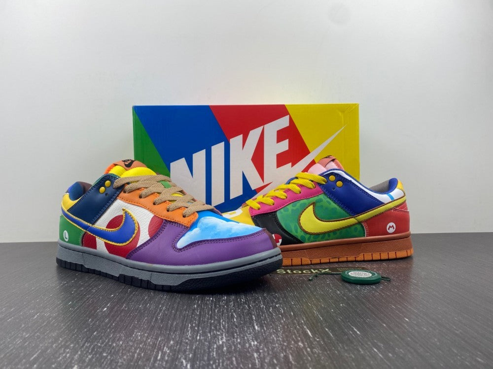 Low Top Sneakers, Multicolor Colorway, Lace Up Design, Casual Gift for Sneaker Fans