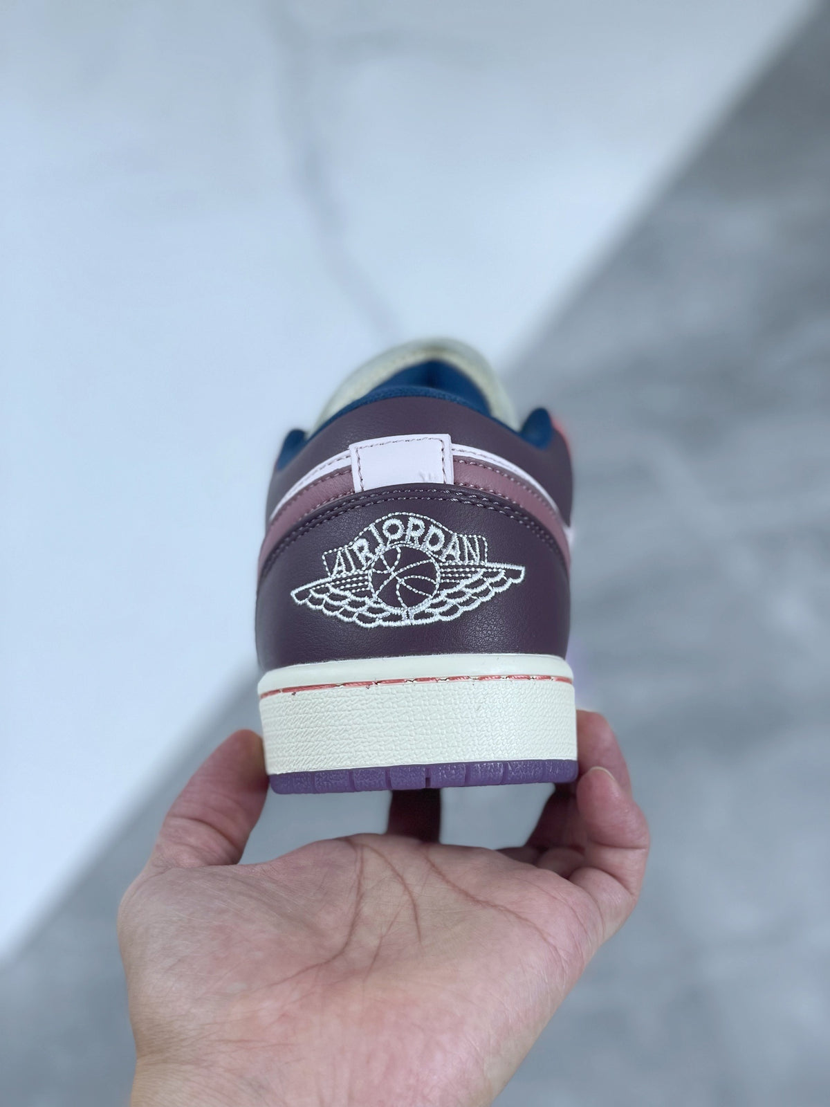 Low Top Shoes, Purple Pink Colorway, Lace Up Design, Casual Gift for Shoe Lovers