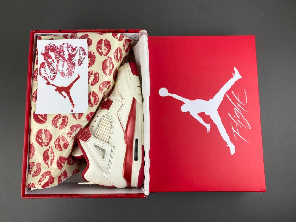 Low Top Sneakers, Off White Red Colorway, Valentine Design, Lace Up Design, Casual Gift for Sneaker Fans