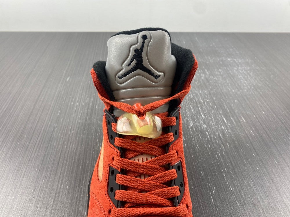 Sneakers, Orange Black Colorway, Lace Up Design, Casual Gift for Sneaker Fans
