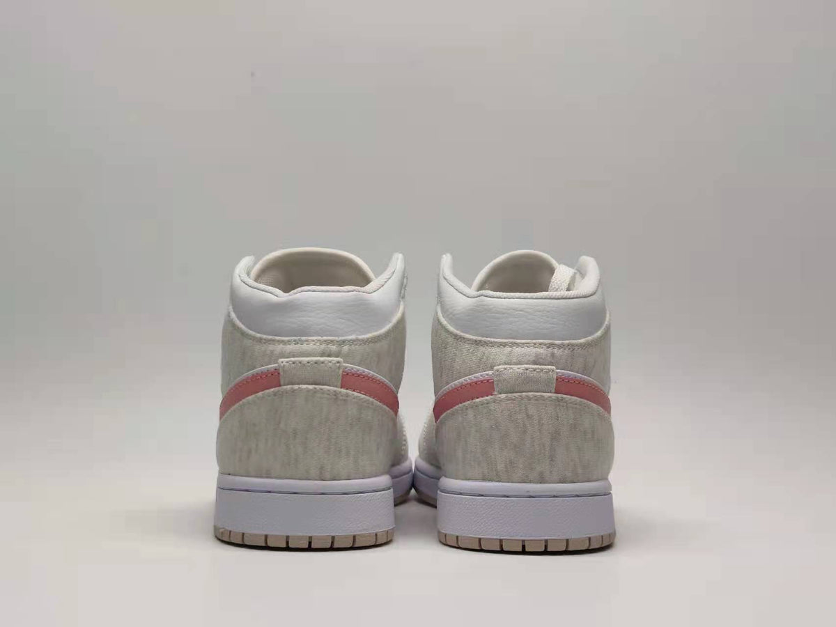 Low Top Sneakers, White Pink Gray Colorway, Lace Up Design, Casual Gift for Sneaker Fans