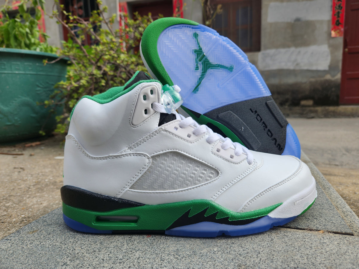 Sneakers, White Green Colorway, Lace Up Design, Casual Gift for Sneaker Fans