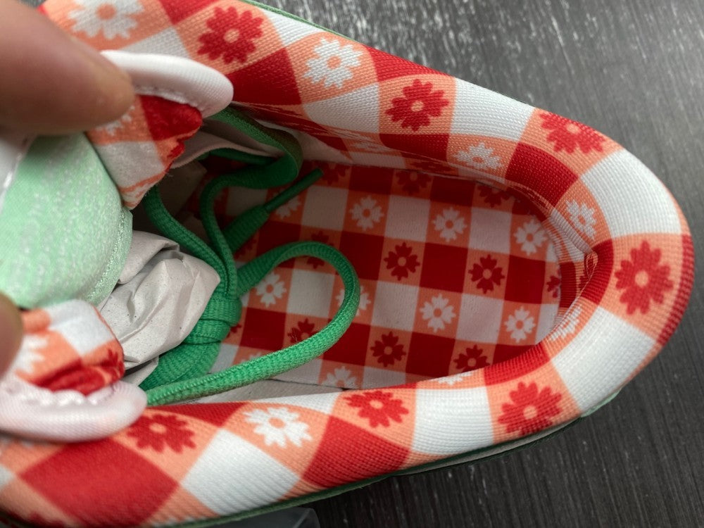 Low Top Sneakers, Green Colorway, Lace Up Design, Casual Gift for Sneaker Fans