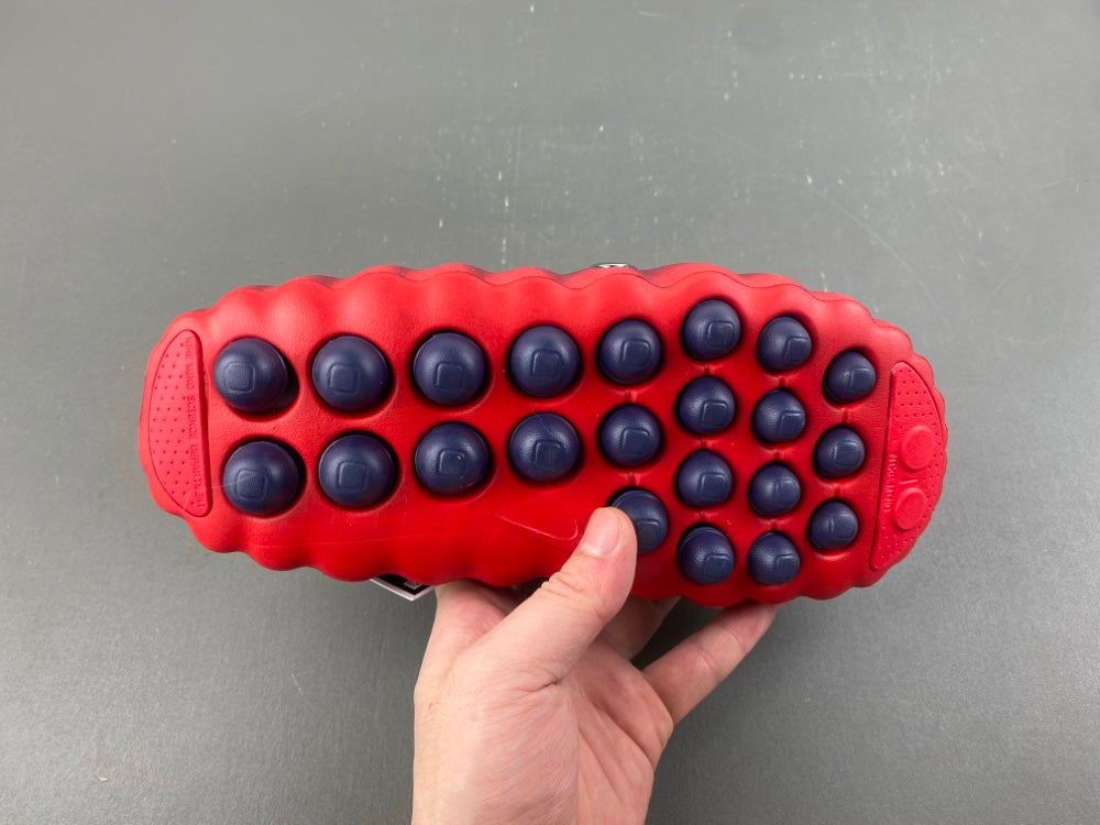 Slides, Red Colorway, Slip On Design, Casual Gift for Shoe Lovers