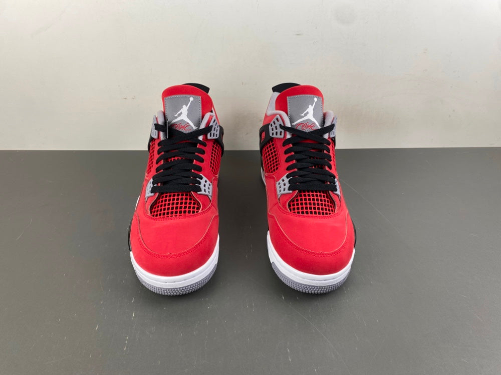 Mid Top Sneakers, Red Black Colorway, Lace Up Design, Casual Gift for Sneaker Fans
