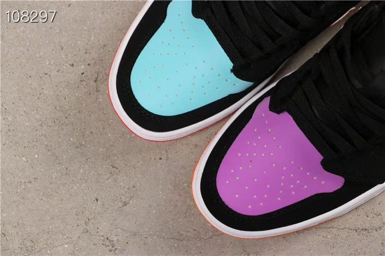 Low Top Sneakers, Black Colorway, Mismatched Colorway, Lace Up Design, Casual Gift for Sneaker Fans