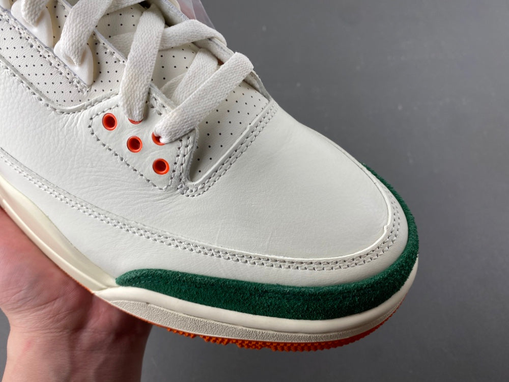 Low Top Sneakers, White Green Orange Colorway, Lace Up Design, Casual Gift for Sneaker Fans