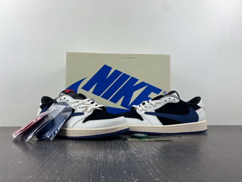 Low Top Sneakers, Blue White Black Colorway, Reverse Hook Design, Lace Up Design, Casual Gift for Sneaker Fans