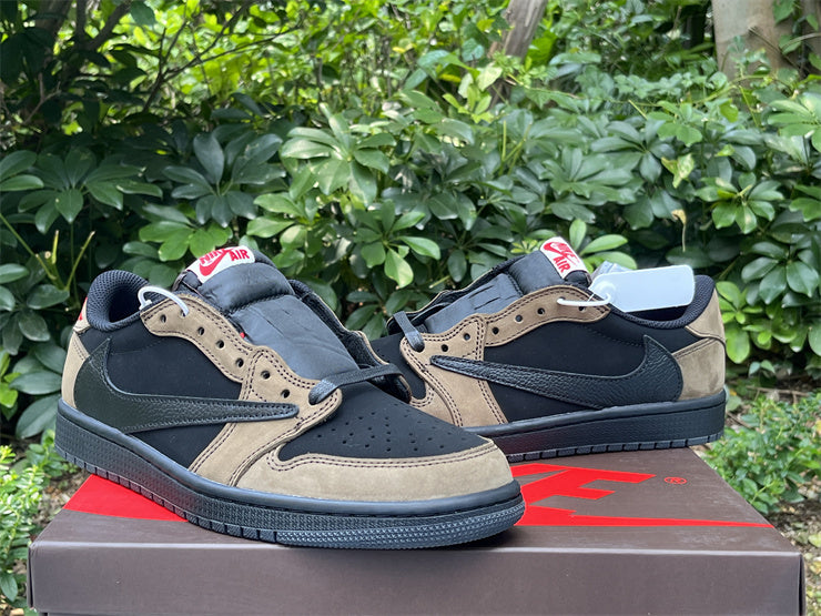 Low Top Sneakers, Black Brown Colorway, Lace Up Design, Casual Gift for Sneaker Fans