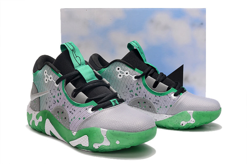 Low Top Sneakers, Gray Green Colorway, Lace Up Design, Casual Gift for Sneaker Fans