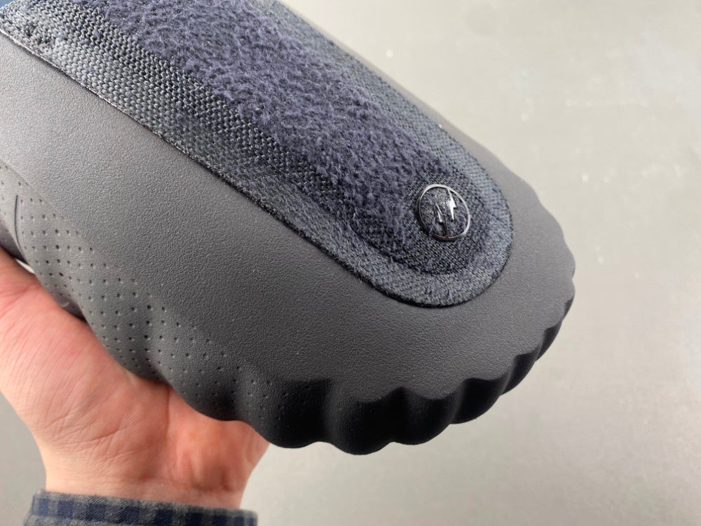 Slides, Blue Black Colorway, Slip On Design, Casual Gift for Shoe Lovers