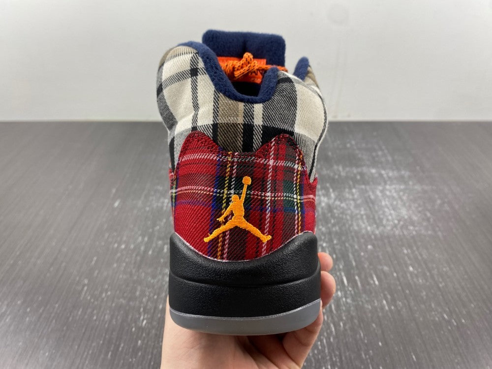 Retro Low Top Sneakers, Black Orange Colorway, Lace Up Design, Casual Gift for Sneaker Fans